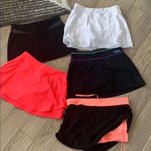 Tennis skirt swimsuit bottom cover build in shorts